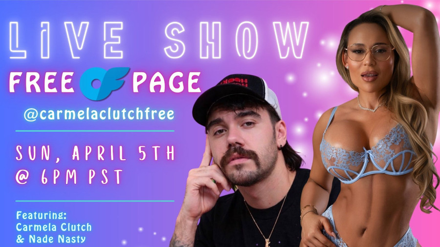 Carmela clutch livestream event with Nade Nasty Sunday