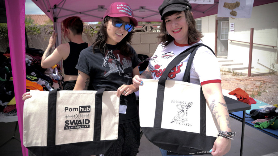 Las Vegas sex worker support: swaid and pornhub aid drive